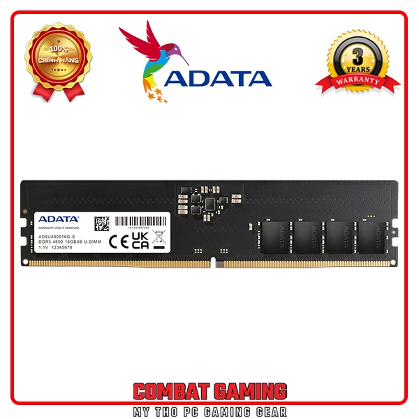 RAM ADATA DDR5 16GB BUS 4800 UDIMM