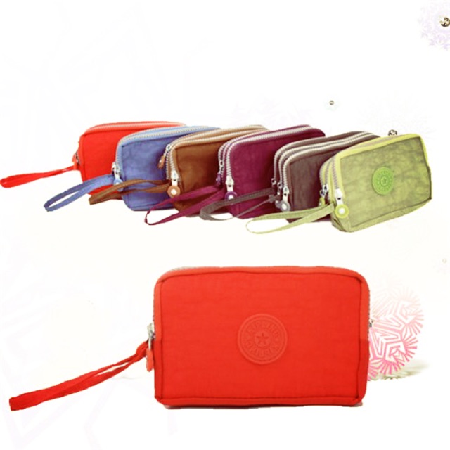 Ví cầm tay 3 ngăn kipling