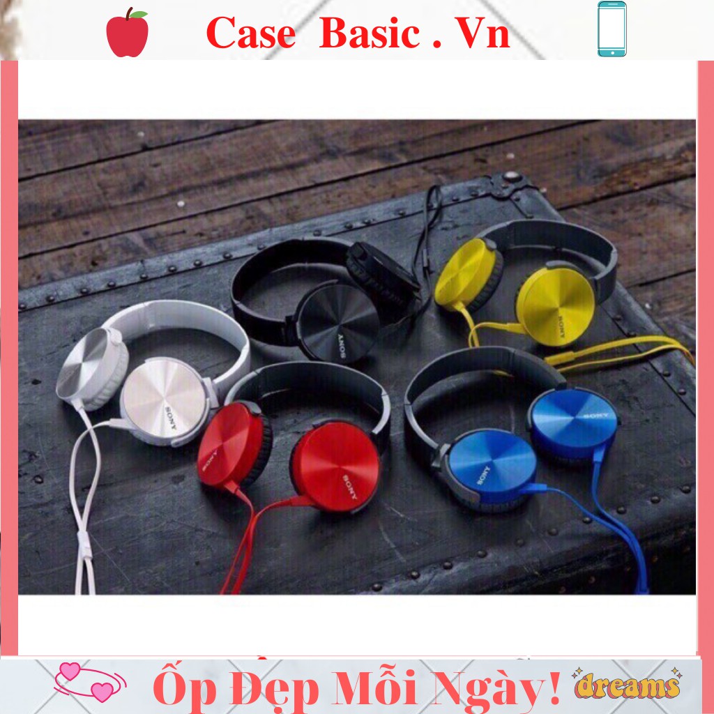 Tai nghe chụp cách âm Extra Bass XB450_jack 3.5mm tiện dụng