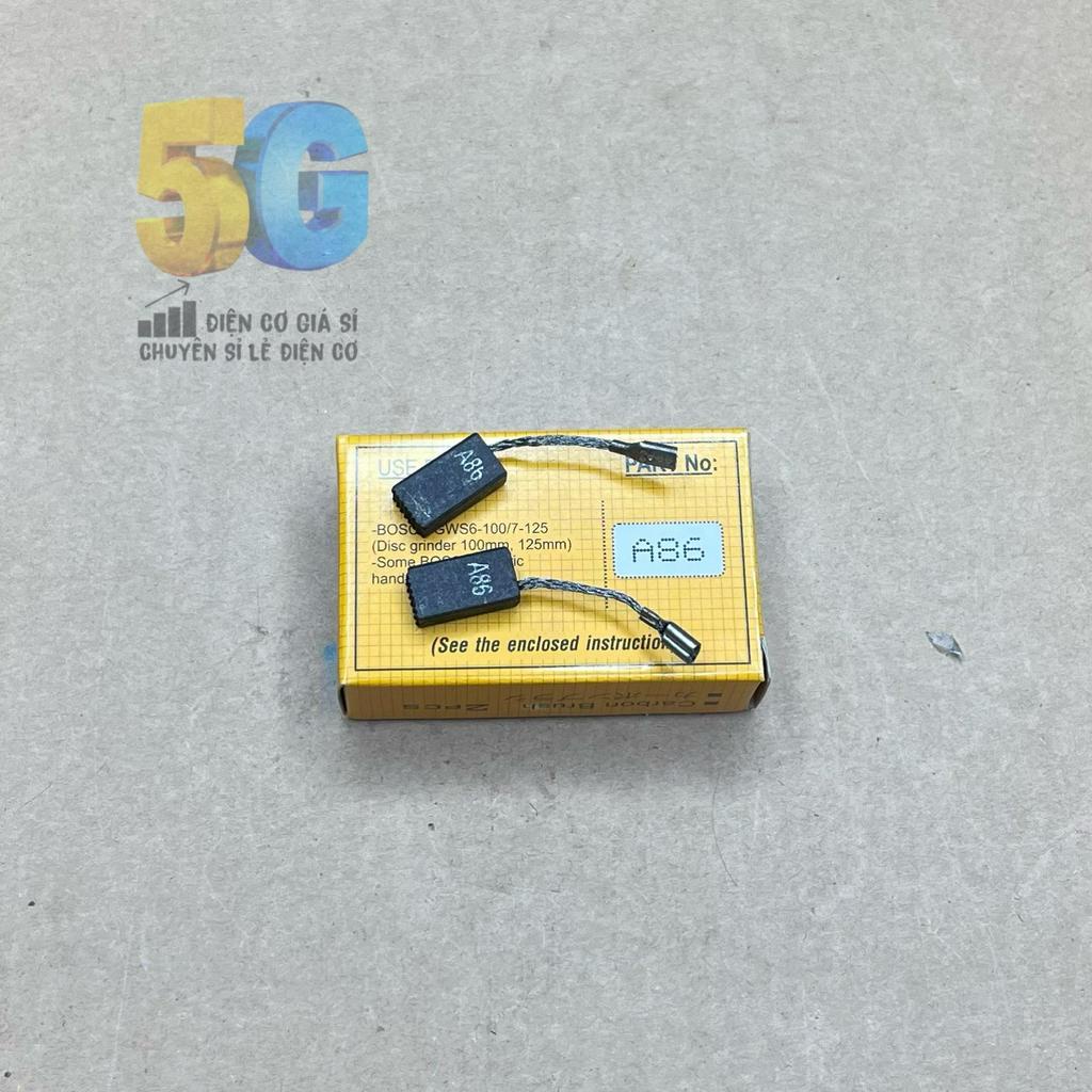 Chổi Than A86 Dành Cho Máy Mài 6-100 Hoặc 7-125 Hoặc Máy Mài 100mm 125mm Xài Chung Hàng TỐT