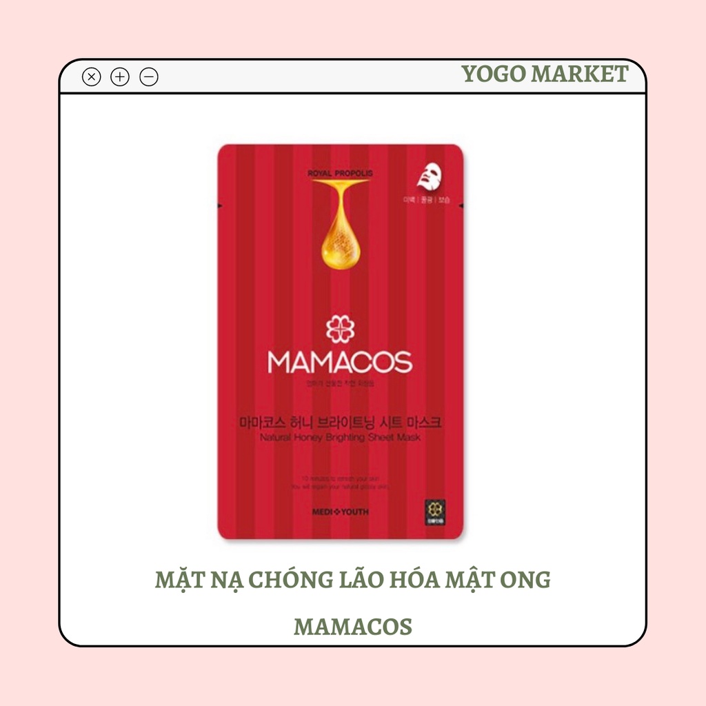 Mặt Nạ Chống Lão Hoá Mật Ong Mamacos