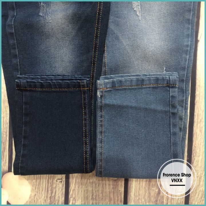 Quần jean bé trai từ 5-14 tuổi,quần jean dài trẻ em dây kéo ,chất thun co giãn thoải mái size 24- 40 kg