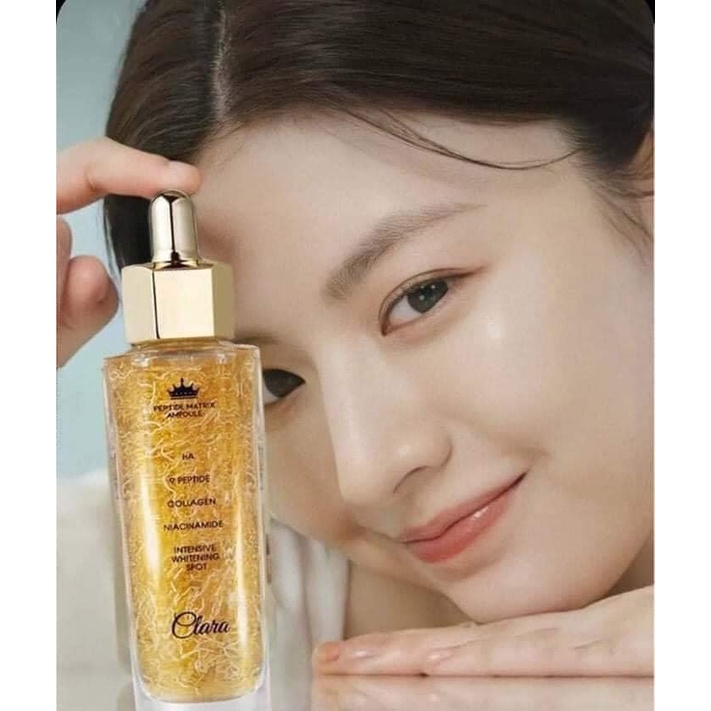 Tinh chất dưỡng da Clara peptide matrix ampoule hàn quốc chính hãng dưỡng ẩm trắng da 50ml