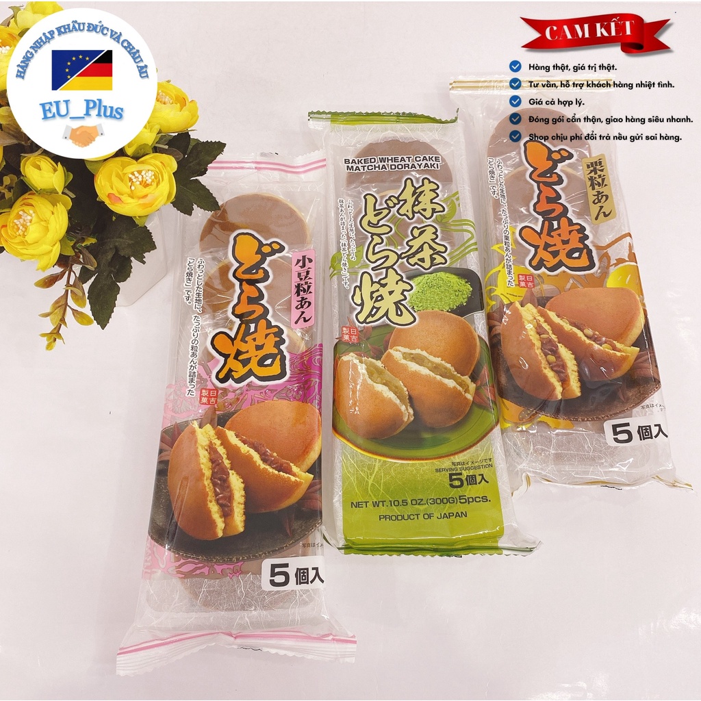 Bánh rán Doraemon Nhật Bản - Dorayaki 3 vị