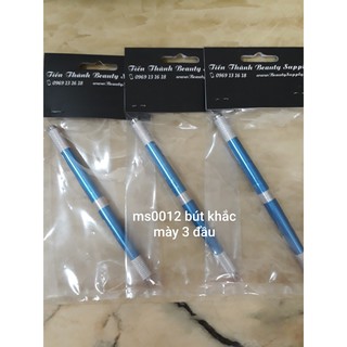 Bút khắc chân mày 3 đầu-ms0012