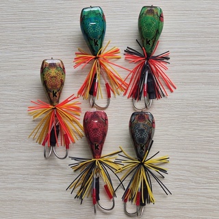 Mồi câu lure nhái nhảy mini