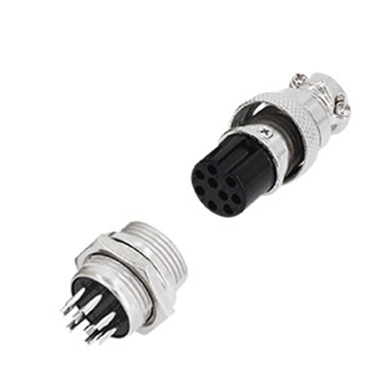 Đầu Nối Dây Dẫn GX16-2 2~9 Pin 16mm