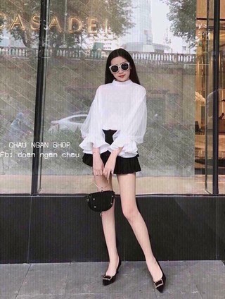 Áo bánh bèo tay phồng