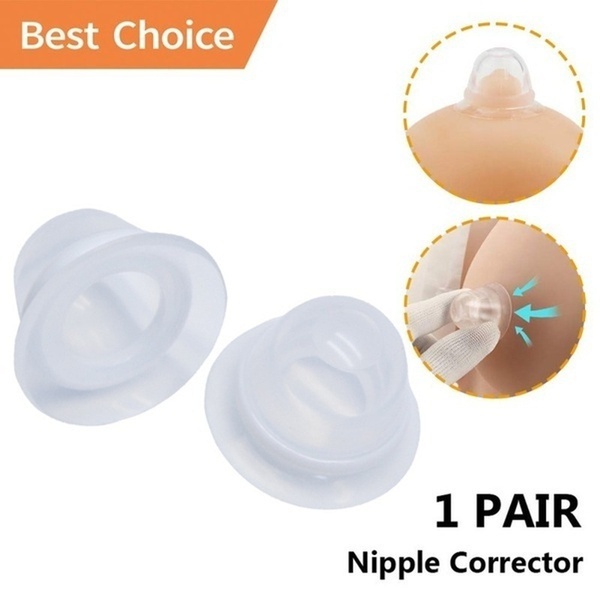 [Hàng mới về] Cặp dụng cụ định hình đầu ngực bằng silicon y tế không đau an toàn