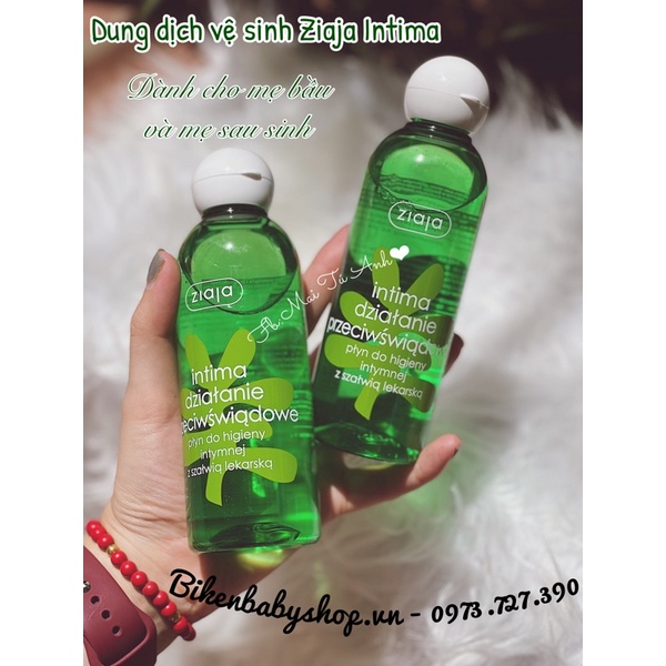 Dung dịch vệ sinh cho mẹ bầu &amp; sau sinh Intima 200ml