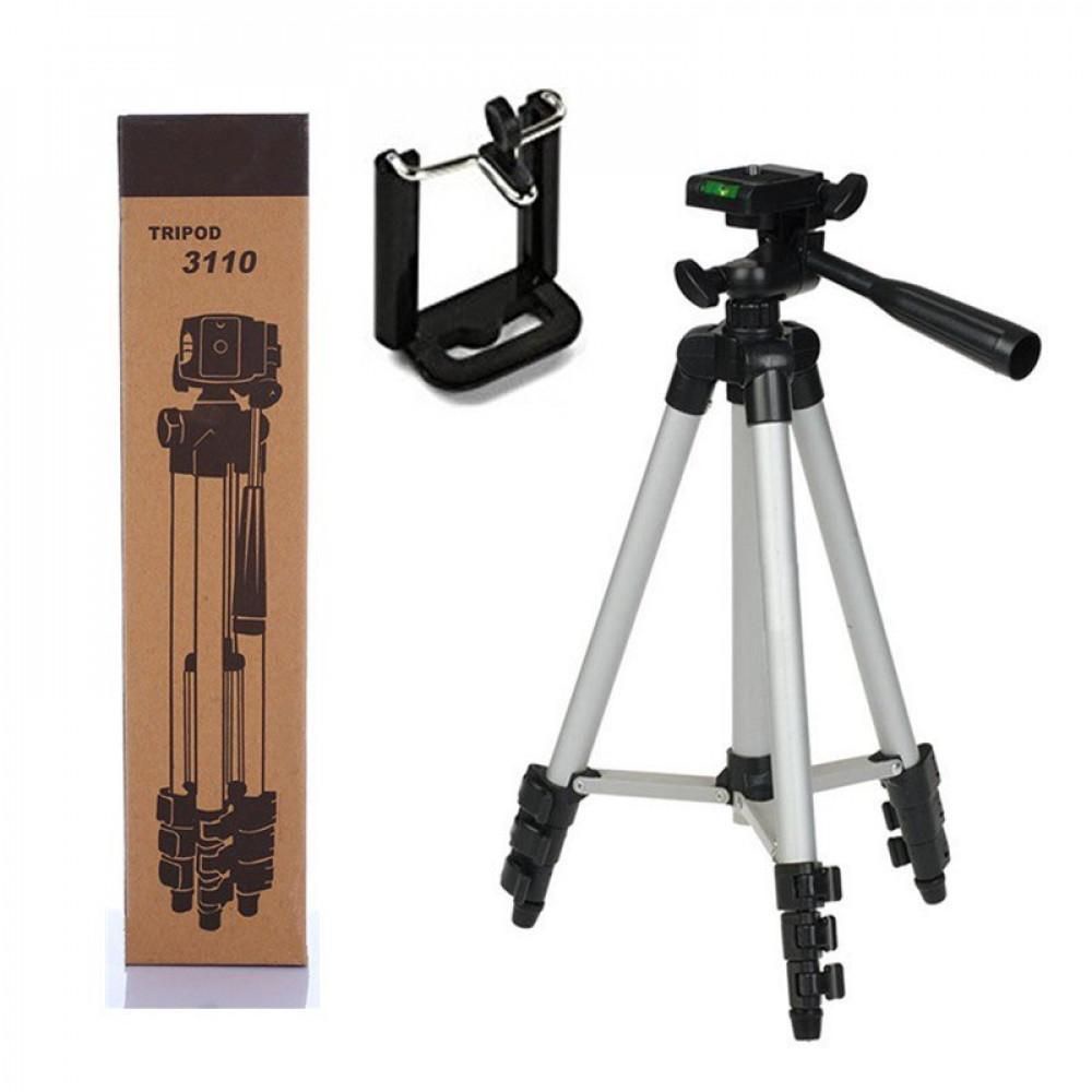 [RẺ VÔ ĐỊCH] Gậy 3 Chân Tripod 3310 Loại Xịn, chân nhôm chắc chắn, điều chỉnh, full hộp giấy, túi vải