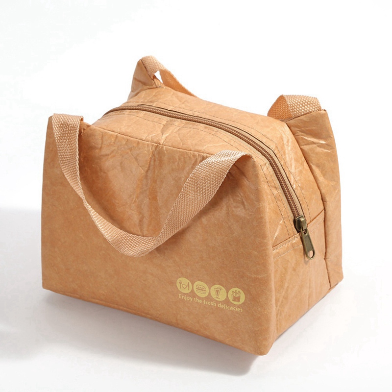 Túi giấy đựng cơm trưa cách nhiệt thân thiện với môi trường tiện lợi dễ sử dụng
