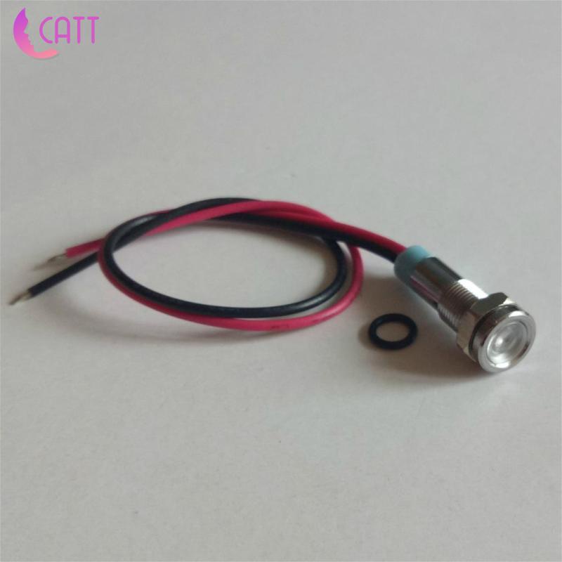 Đèn Led Kim Loại 6mm 220v Gắn Bảng Điều Khiển Xe Hơi / Xe Tải / Tàu Thuyền Màu Đỏ | BigBuy360 - bigbuy360.vn