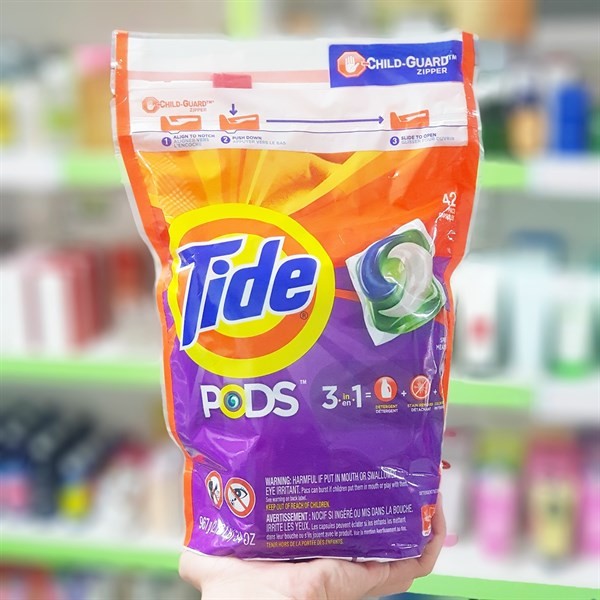 VIÊN GIẶT – XẢ – TIDE PODS gói 42 viên