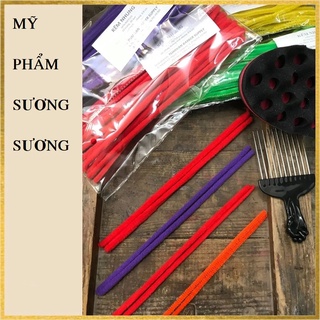 Dụng cụ uốn tóc Premlock Ruffled Kẽm nhung sợi to uốn tóc xoăn rối phồng