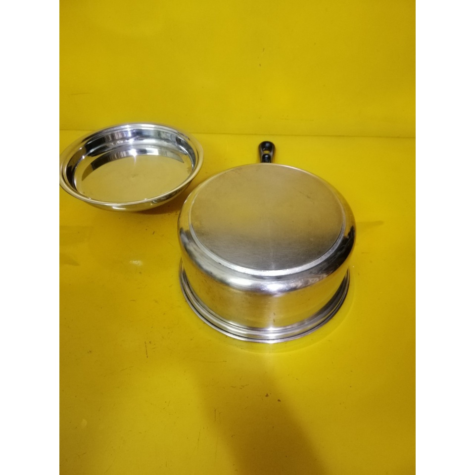 Quánh inox nội địa Nhật, size 19cm, cao 9cm (mã 634), Dùng được bếp từ