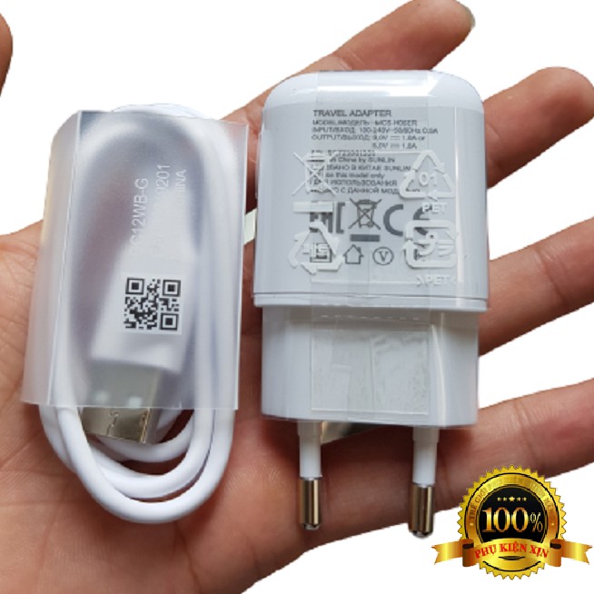 Cốc Sạc + Cáp Type C LG V20/V30/V40V50 Quick Charge 3.0 - Hàng Chính Hãng LG