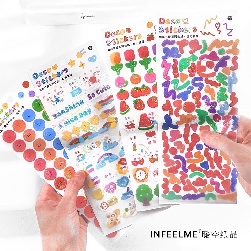 Stickers hologam siêu cute