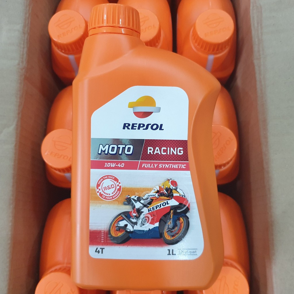 Nhớt Repsol Racing 10W40 Fully Synthetic 1L