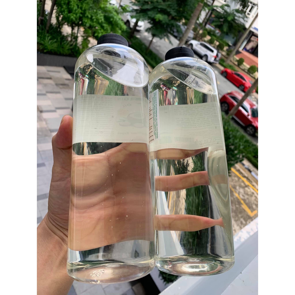 Dầu dừa trắng trong làm Xà Bông + Mỹ Phẩm ép lạnh tách ly tâm 1 lít