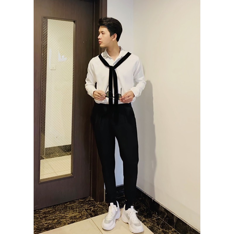 ÁO CỔ ĐÔI RODY PHỐI NHUNG by “K honista”