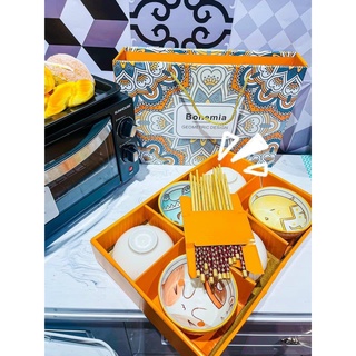 🥣🥢 Set Bát Kèm Đũa Bohemia 🥣🥢