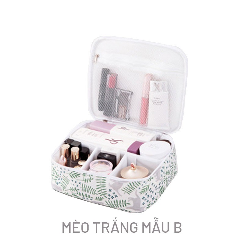 [Cỡ Lớn] Túi Đựng Đồ Trang Điểm Chống Thấm Nước - Túi Mỹ Phẩm Nhiều Hoa Văn