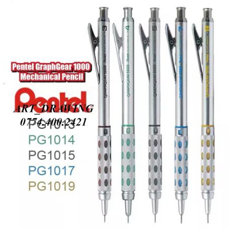 Chì bấm soạn thảo cơ khí Pentel Graph Gear 1000™ Mechanical Drafting Pencil Đúc thép cao cấp