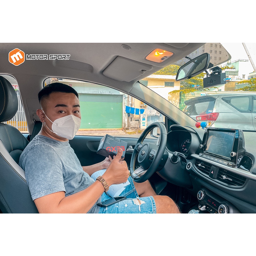 Camera hành trình ô tô FINEVU GX33 Hàn Quốc ghi hình khi xe tắt máy 930 giờ