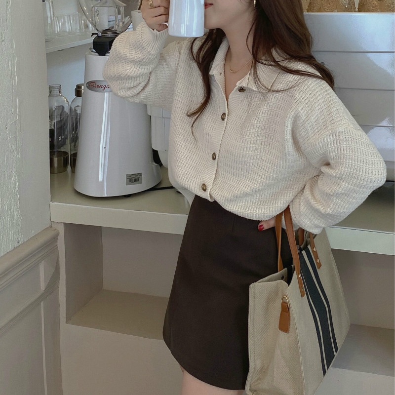 Áo Khoác Cardigan Tay Dài Màu Sắc Retro Cho Nữ | BigBuy360 - bigbuy360.vn