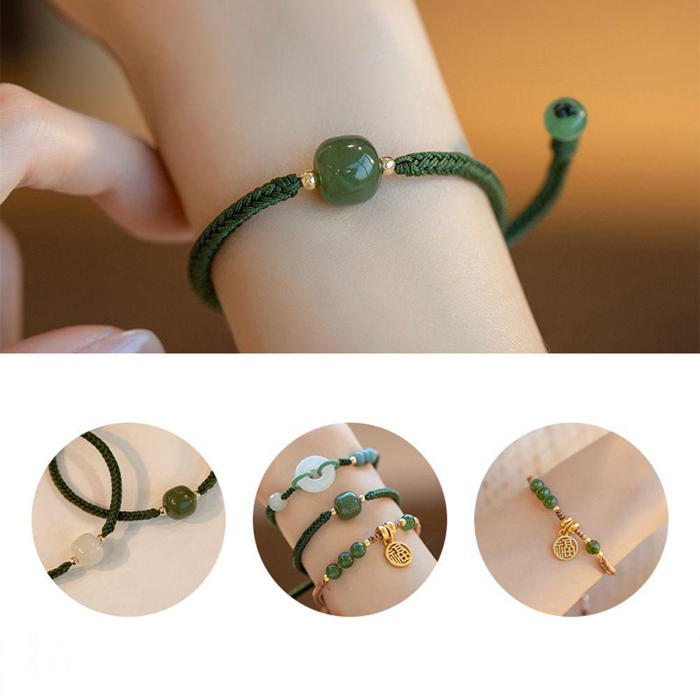 Vòng Tay Dây Thừng Phong Cách Trung Hoa Cổ Điển Cho Nữ