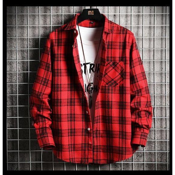 Áo  somi Caro Nam Nữ Flannel cao cấp, Áo sơ mi chống nắng Đẹp Cực Chất Nhiều Mẫu Phong Cách Unisex .