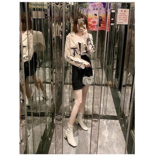 (Ảnh thật) Boot da Pu