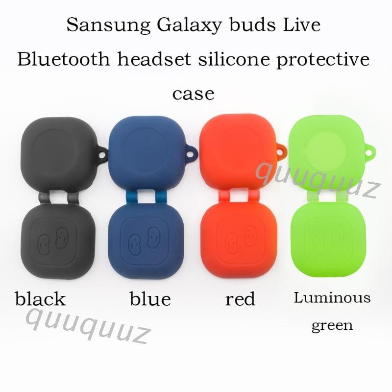 Vỏ Bảo Vệ Hộp Sạc Tai Nghe Galaxy Buds Live Bằng Silicon Đơn Giản