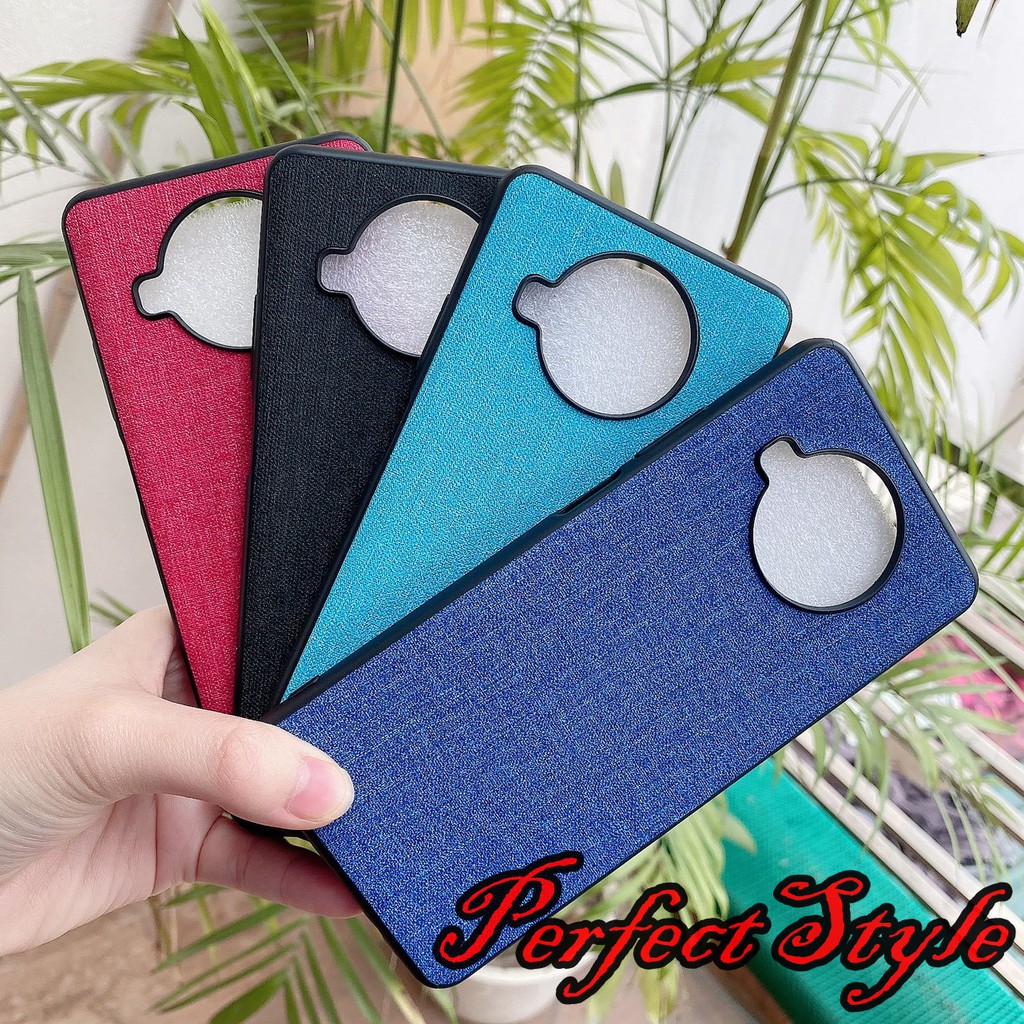 Ốp lưng Xiaomi note 9 pro 5g họa tiết vải Jean cao cấp