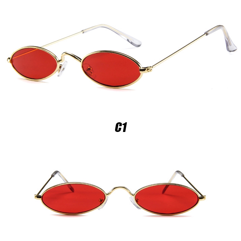 Kính Mát Gọng Oval Phong Cách Retro Thời Trang | BigBuy360 - bigbuy360.vn