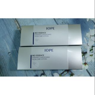 bông tẩy trang Iope Bio Essence Intensive Conditioning Facial Care Cotton(