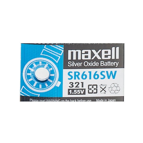 Pin đồng hồ sr616w maxell 1.55v - 10 viên