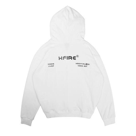 Áo khoác Hoodie Zip Dây Kéo Nam Nữ Form Rộng Mascot màu Trắng by Local Brand Xfire Unisex