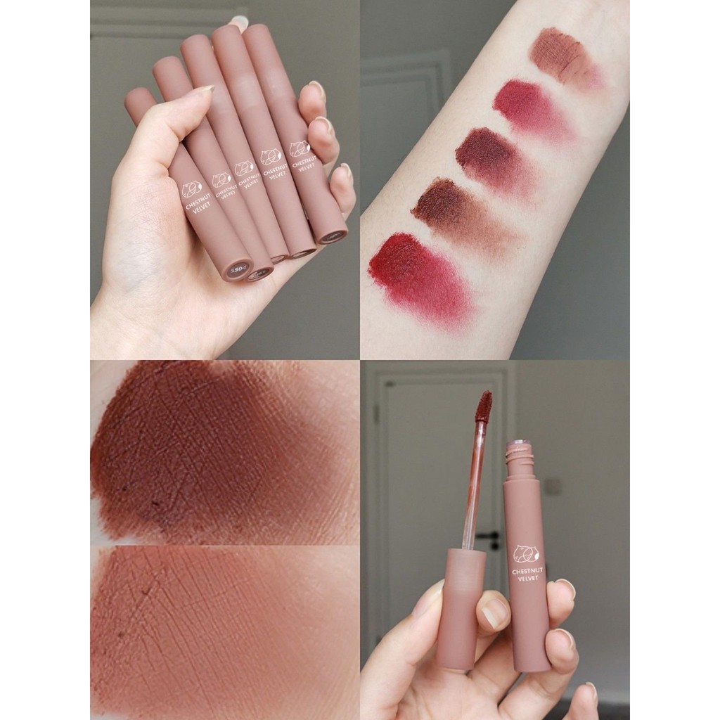 Son Kem Lì DAIMANPU CHEST NUST D48 Hạt Dẻ Tone Nâu Tây Auth Nội Địa | BigBuy360 - bigbuy360.vn