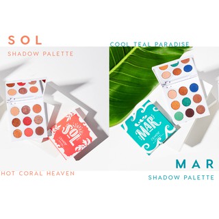 Bảng mắt Colourpop 9 màu kèm gương SOL/MAR
