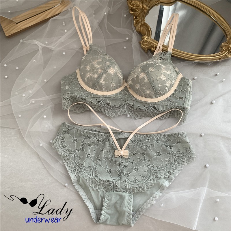 Bộ đồ lót nữ ren gợi cảm cao cấp, Set đồ lót nữ gọng nhụa nơ cách điệu sexy New Arrivals 2021 | BigBuy360 - bigbuy360.vn