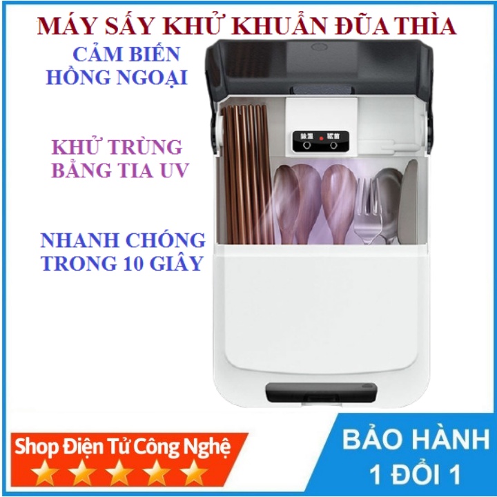 Máy sấy đũa thìa khử khuẩn  tia UV  , hộp đựng đũa khử khuẩn tránh tình trạng ẩm mốc giúp bảo vệ sức khỏe | BigBuy360 - bigbuy360.vn