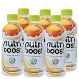 Nước uống sữa trái cây Nutri boost ( 6 chai x 297ml)