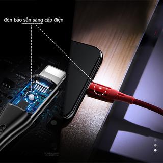 Cáp Lightning iPhone 2 mét - Màu ĐEN, Hỗ trợ Sạc nhanh (USAMS)