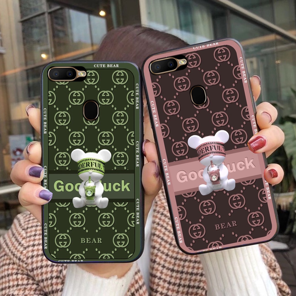 Ốp lưng Oppo A5s / A7 / F9 / A12 / Realme 2 Pro mẫu BEARBRICK/ Kaws thể thao cá tính,cute,giá rẻ