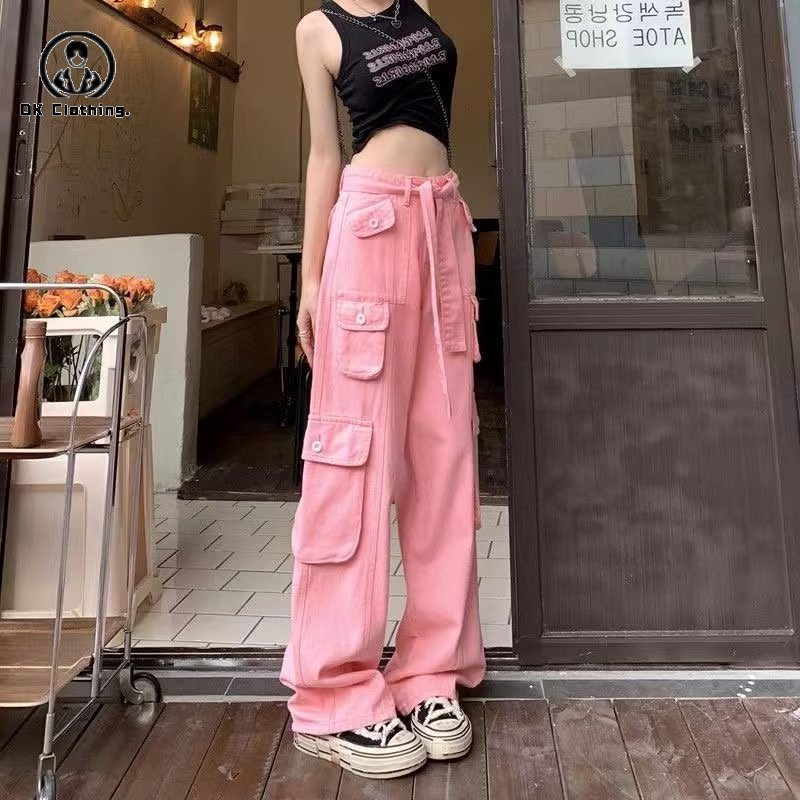 Quần dài dáng rộng nam phối nhiều túi phong cách Hàn Quốc thời trang simple unisex quần túi hộp nam fashion cargo pants nam bigsize | BigBuy360 - bigbuy360.vn