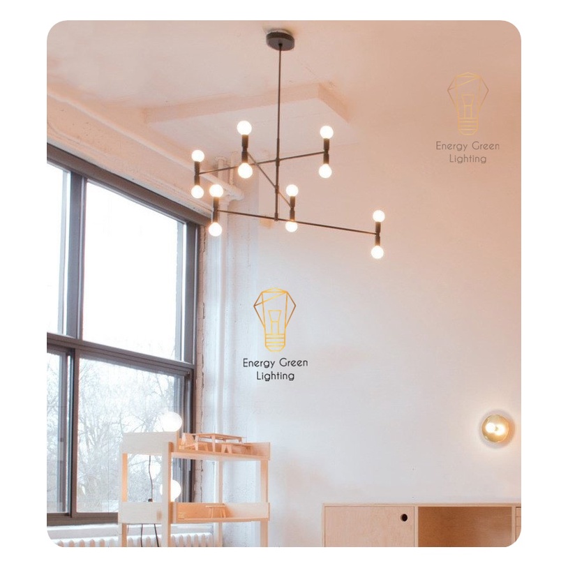 Đèn thả chùm Energy Green Lighting decor phong cách châu Âu - TN832 - Đã Bao Gồm 12 Bóng Led 3w