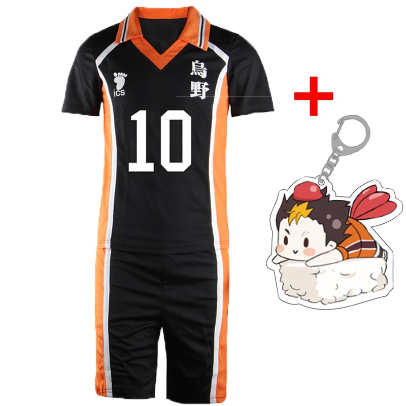 Haikyuu Cosplay Costume Karasuno High School Volleyball Club Sportswear Jerseys Uniform Halloween Party