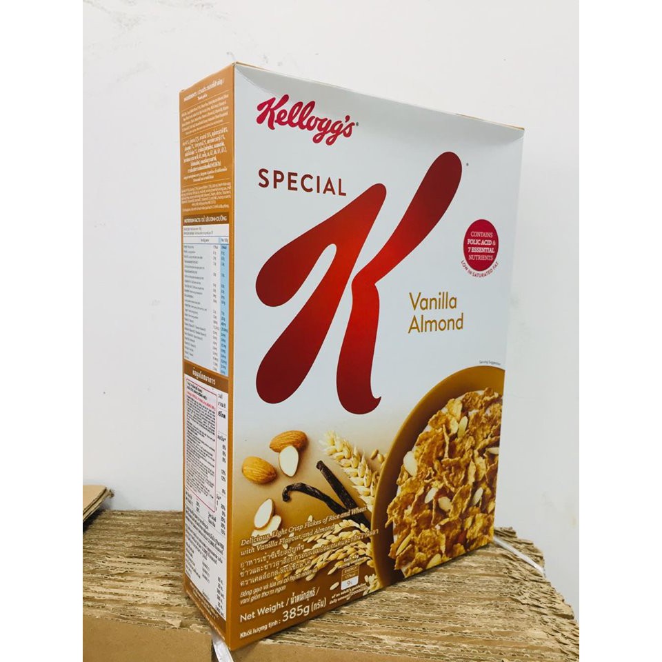Ngũ cốc dinh dưỡng Kelloggs Vanilla & almond 365g